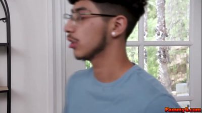 Diego Perez practices titty fucking from his wifes stepmom Kenzie Taylor who offers him her big titties